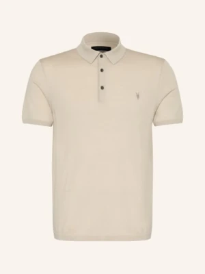 Allsaints Koszulka Polo Z Dzianiny Mode Merino Z Wełny Merino gruen