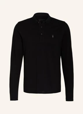 Allsaints Koszulka Polo Z Materiału Pika Reform schwarz