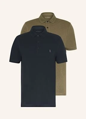 Allsaints Koszulka Polo Z Materiału Pika Reform Ss, 2 Szt. blau