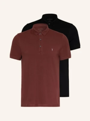 Allsaints Koszulka Polo Z Materiału Pika Reform Ss, 2 Szt. rot