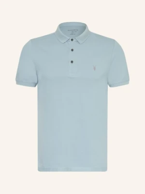 Allsaints Koszulka Polo Z Piki Reform Slim Fit blau JASNONIEBIESKI
