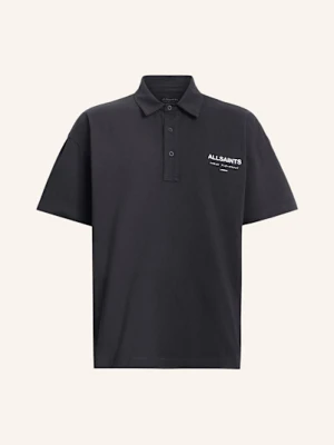 Allsaints Koszulka Polo Z Piki Underground Relaxed Fit schwarz