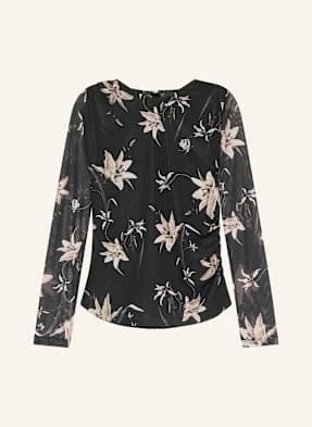 Allsaints Koszulka Z Długim Rękawem Caia Z Siateczki braun