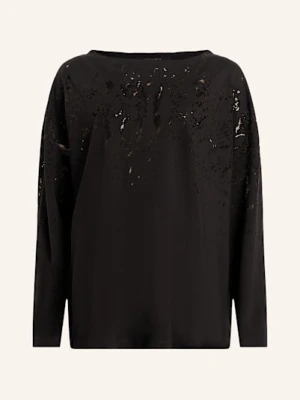Allsaints Koszulka Z Długim Rękawem Rita schwarz