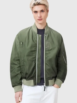 AllSaints kurtka bomber CASCADE kolor zielony przejściowa M024OC