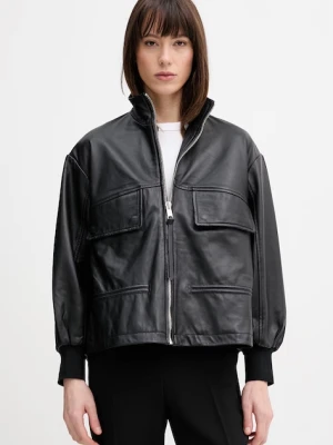 AllSaints kurtka bomber skórzana FLOR