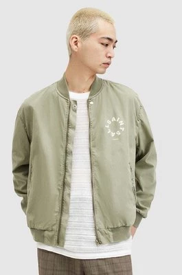 AllSaints kurtka bomber TIERRA FADED BOMBER męski kolor zielony przejściowa M006OA