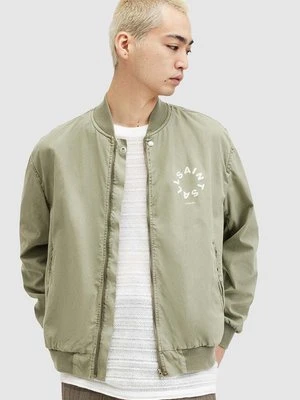 AllSaints kurtka bomber TIERRA FADED BOMBER męski kolor zielony przejściowa M006OA