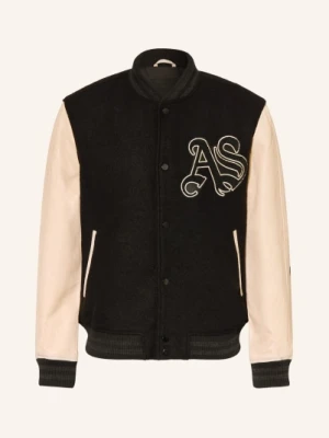 Allsaints Kurtka College'owa Holloway Z Mieszanki Materiałów schwarz