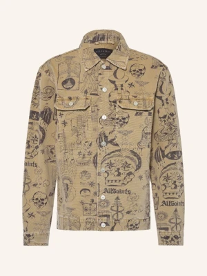 Allsaints Kurtka Dżinsowa Sherb beige