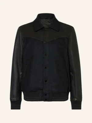 Allsaints Kurtka Endleton Z Mieszanki Materiałów schwarz