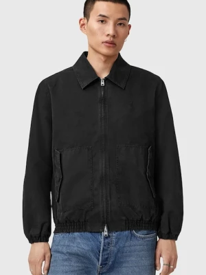AllSaints kurtka HOLMAN kolor czarny przejściowa M004OD