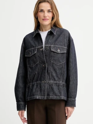 AllSaints kurtka jeansowa bawełniana DENBY kolor granatowy przejściowa W100PD