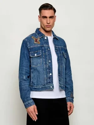 AllSaints Kurtka jeansowa EXILE | Slim Fit