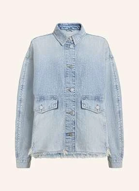 Allsaints Kurtka Jeansowa Hettie blau