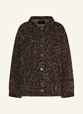 Allsaints Kurtka Jeansowa Oversize Willow braun