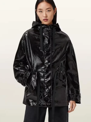 AllSaints kurtka KELSIE kolor czarny przejściowa W130OD