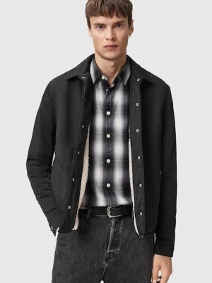 AllSaints kurtka kolor czarny przejściowa M041OD