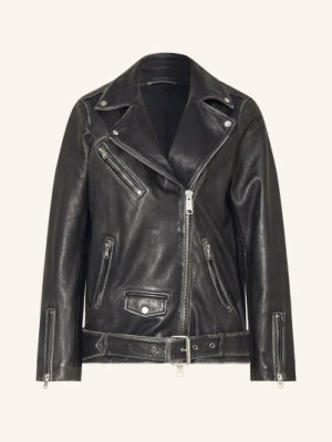 Allsaints Kurtka Skórzana Billie schwarz