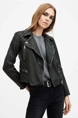 AllSaints kurtka skórzana CARGO BIKER damska kolor czarny przejściowa W085LB