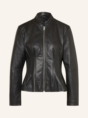 Allsaints Kurtka Skórzana Clo schwarz CZARNY
