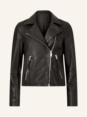 Allsaints Kurtka Skórzana Dalby schwarz