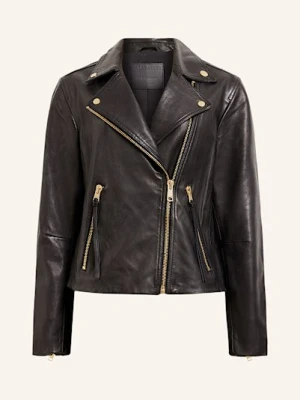 Allsaints Kurtka Skórzana Dalby schwarz