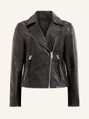 Allsaints Kurtka Skórzana Dalby schwarz