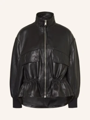 Allsaints Kurtka Skórzana Flor schwarz