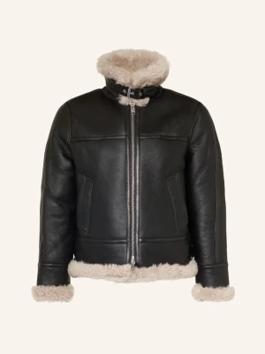 Allsaints Kurtka Skórzana Lennox schwarz