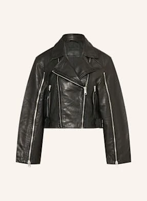 Allsaints Kurtka Skórzana Masone schwarz