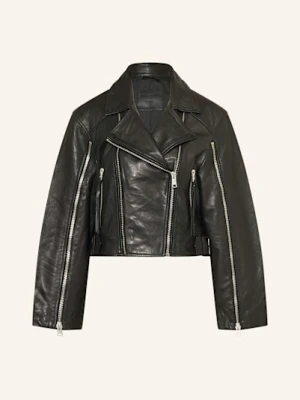 Allsaints Kurtka Skórzana Masone schwarz