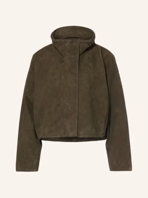 Allsaints Kurtka Skórzana Ryder gruen KHAKI