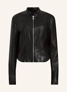 Allsaints Kurtka Skórzana Sadler schwarz
