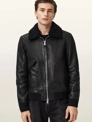 AllSaints kurtka skórzana VAUCLUSE