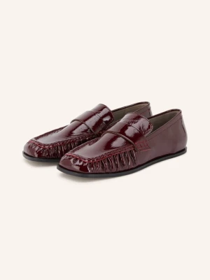 Allsaints Lakierowane Loafersy Julie rot CIEMNOCZERWONY