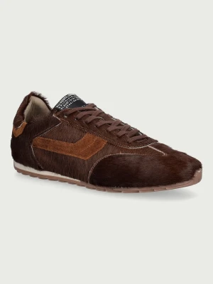 AllSaints Liam Hex Sneaker sneakersy damskie skórzane brązowy
