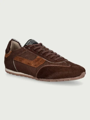 AllSaints Liam Hex Sneaker sneakersy damskie skórzane brązowy