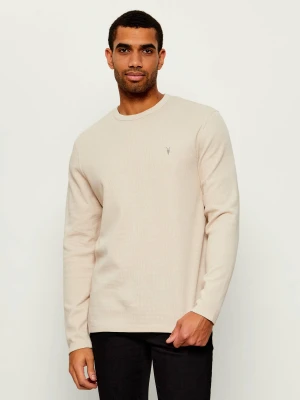 AllSaints Longsleeve Ellis | Regular Fit beżowy