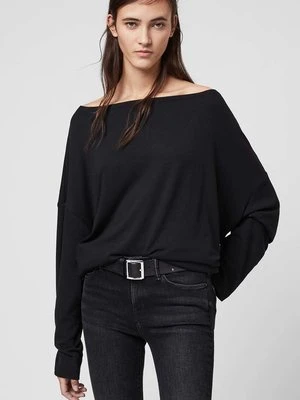 AllSaints longsleeve RITA TEE damski kolor czarny WM020N