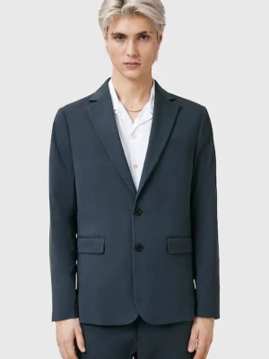 AllSaints marynarka BAY męska kolor niebieski M017QC