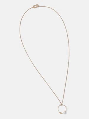 AllSaints naszyjnik z zawieszką męski metalowy