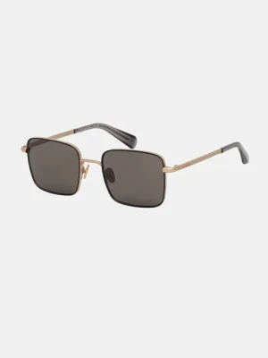 AllSaints okulary przeciwsłoneczne Aron kolor złoty ALS7010