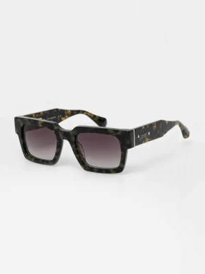 AllSaints okulary przeciwsłoneczne Beau kolor zielony ALS5025