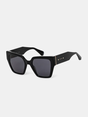 AllSaints okulary przeciwsłoneczne Bibi czarny