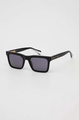 AllSaints okulary przeciwsłoneczne damskie kolor czarny ALS5008001