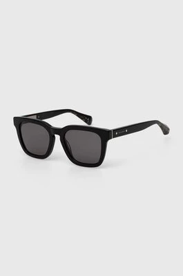 AllSaints okulary przeciwsłoneczne damskie kolor czarny ALS50050