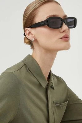 AllSaints okulary przeciwsłoneczne damskie kolor czarny ALS5006001