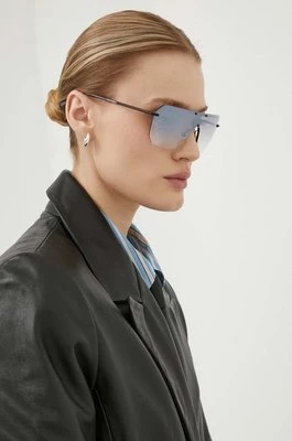 AllSaints okulary przeciwsłoneczne damskie kolor czarny ALS7002002135