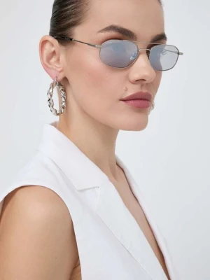 AllSaints okulary przeciwsłoneczne damskie kolor szary ALS7004801
